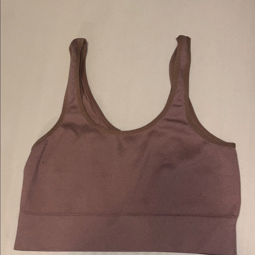 Brown Women's Sports Bra